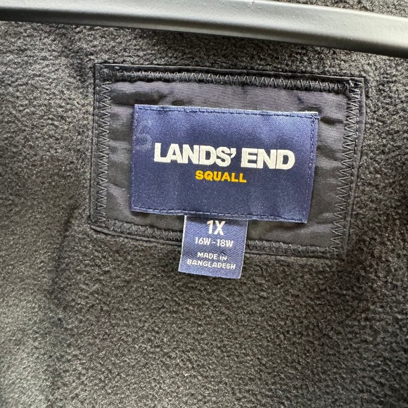 NWOT LANDS' END Women's Plus Size Squall Waterproof Insulated Winter Jacket 1X - Picture 4 of 5